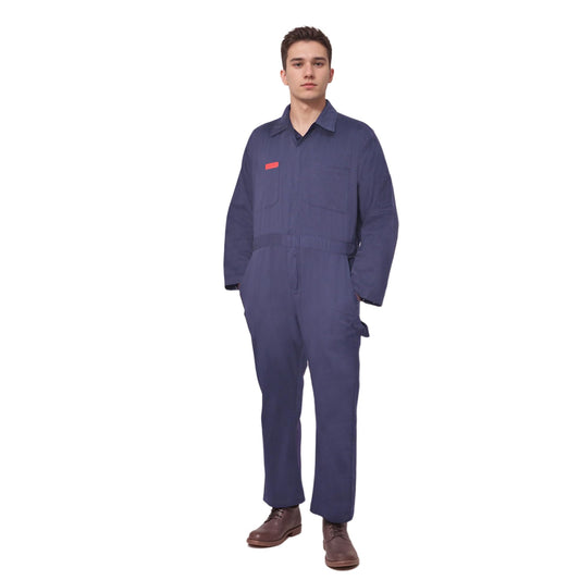 SALUS WEAR Mens 100% Cotton Mechanic Coveralls - Long Sleeves Workwear with Multiple Pockets for Painters & Industrial Use