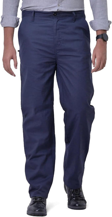 FR Pants for Men Flame Resistant Pants for Men Navy Blue Color 4 Pockets | ATPV 8.7 Cal/cm² | CAT 2 Protection Mens FR Pants, 34 Regular
