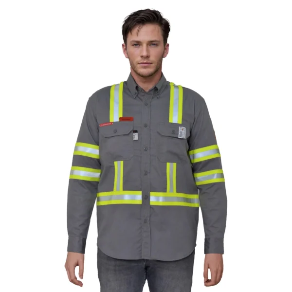 FR HiVis Shirt - Grey