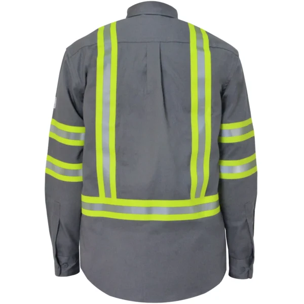 FR HiVis Shirt - Grey - Image 6
